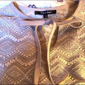 Peasant style Blouse with lace